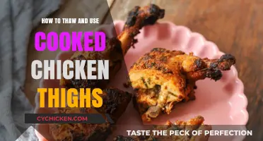 Thawing and Reheating Cooked Chicken Thighs: A Quick Guide