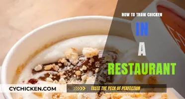 Quick and Safe Chicken Thawing Techniques for Restaurant Kitchens