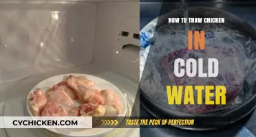 Quickly Thaw Chicken Safely: Cold Water Method Explained