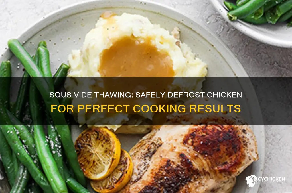 how to thaw chicken in sous vide