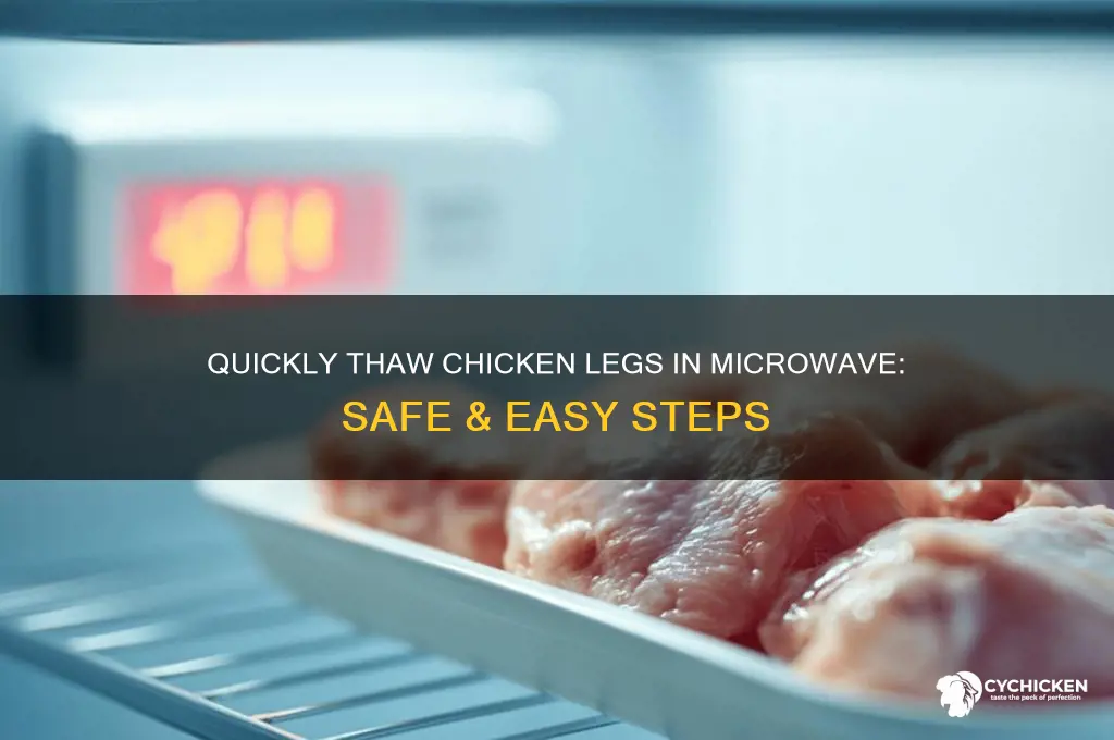 how to thaw chicken legs in microwave