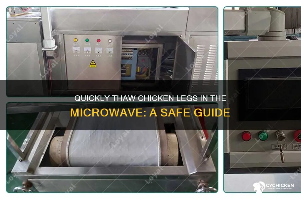 how to thaw chicken legs in the microwave
