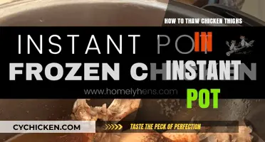 Quickly Thaw Chicken Thighs in Your Instant Pot: A Simple Guide