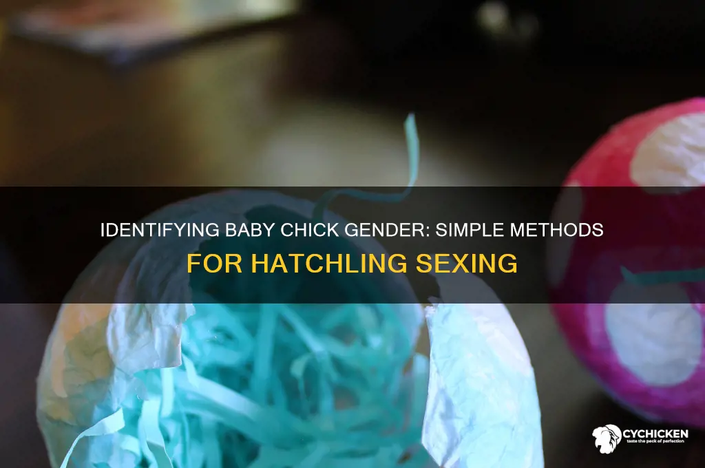 how to the sex of haby chicks