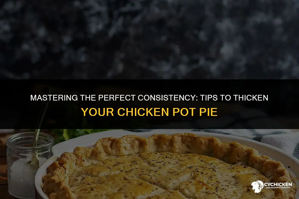 how to thicken a chicken pot pie