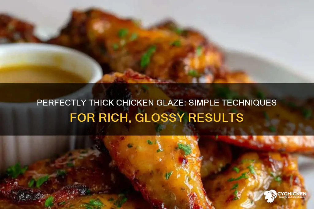 how to thicken a glaze for chicken