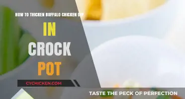 Crock Pot Buffalo Chicken Dip: Achieving the Perfect Thick Consistency