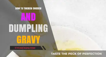 Mastering Rich Chicken and Dumpling Gravy: Simple Thickening Techniques