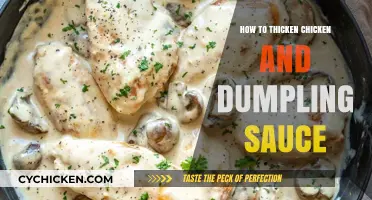 Easy Tips to Thicken Chicken and Dumpling Sauce Perfectly Every Time