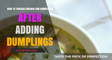 Thickening Chicken and Dumplings: Post-Dumpling Addition Solutions