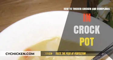 Mastering the Art of Thickening Chicken and Dumplings in Your Crock Pot