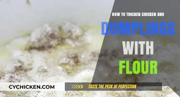 Thicken Chicken and Dumplings Perfectly with Flour: Easy Steps