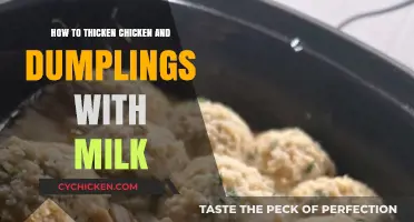 Creamy Comfort: Thickening Chicken and Dumplings with Milk Made Easy