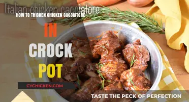 Mastering the Art of Thickening Chicken Cacciatore in Your Crock Pot