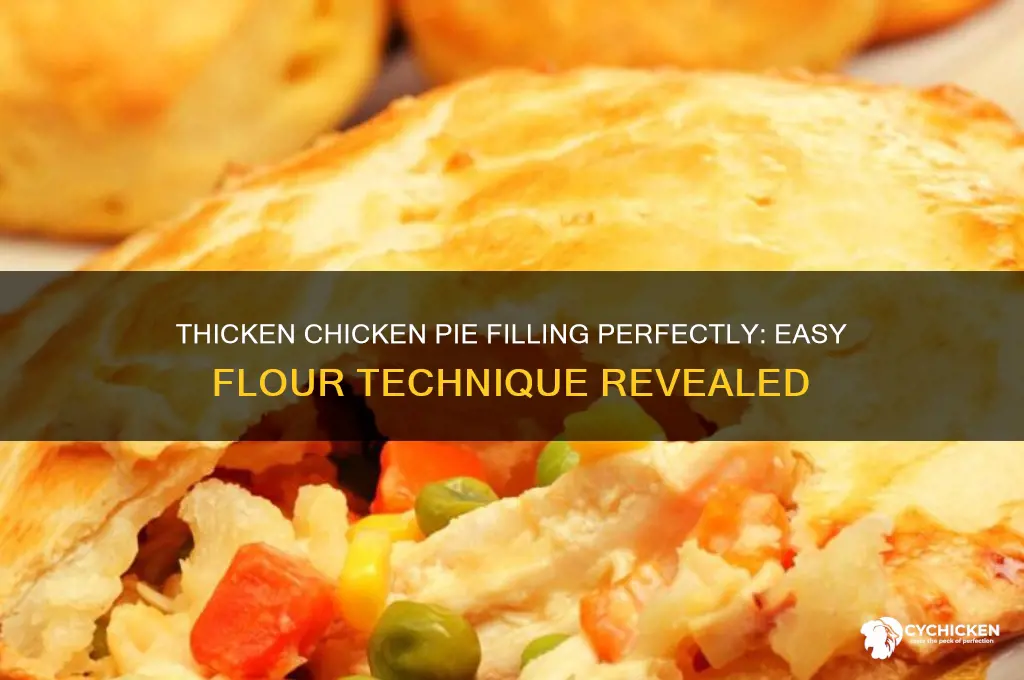 how to thicken chicken pie filling with flour