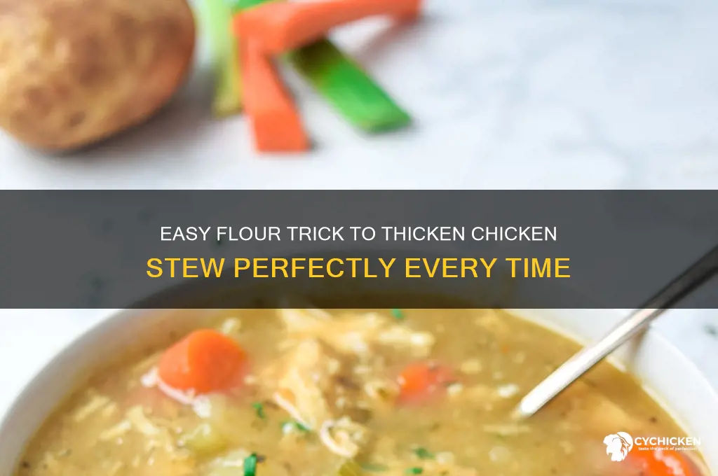 how to thicken chicken stew with flour