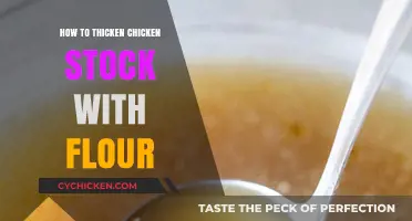 Easy Flour Method to Thicken Chicken Stock for Richer Flavor