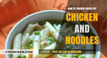 Hearty and Wholesome: Thickening Chicken Noodle Crock Pot Delight