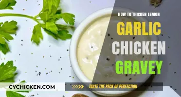 Rich & Creamy Lemon Garlic Chicken Gravy: Simple Thickening Tips