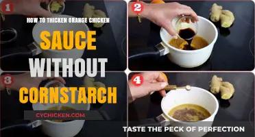 Easy Ways to Thicken Orange Chicken Sauce Without Cornstarch