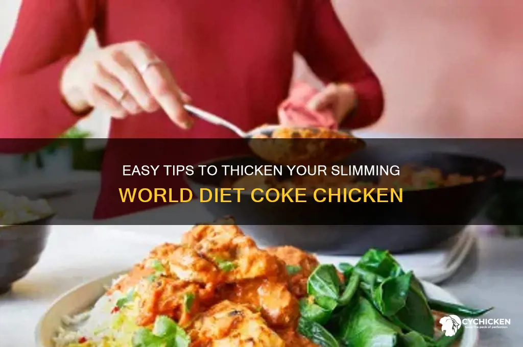 how to thicken slimming world diet coke chicken