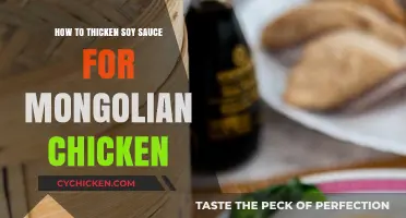 Thicken Soy Sauce Perfectly for Mongolian Chicken: Easy Tips & Tricks