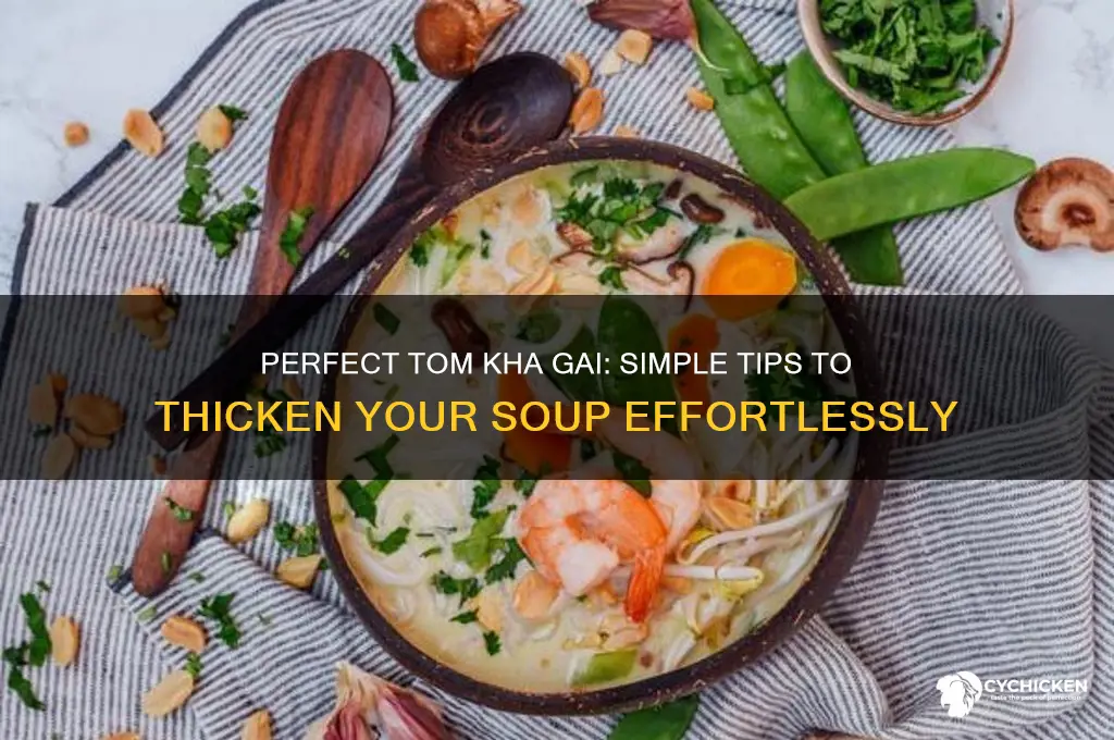 how to thicken tom kha gai chicken