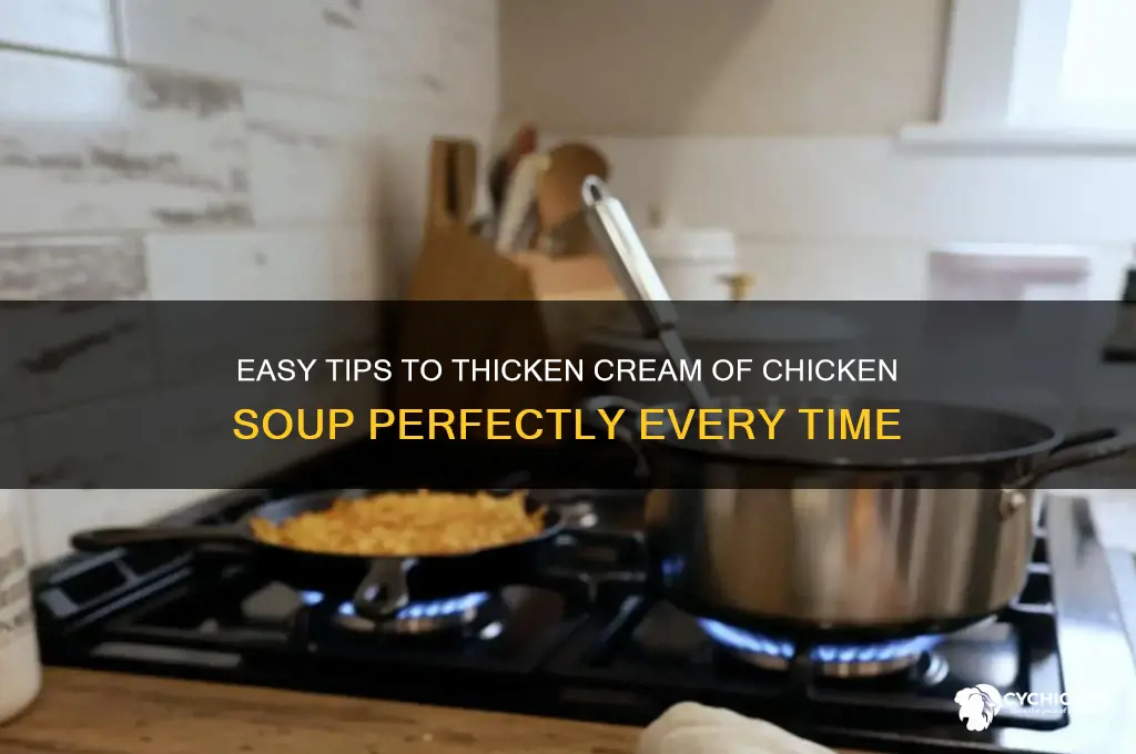 how to thicken up cream of chicken