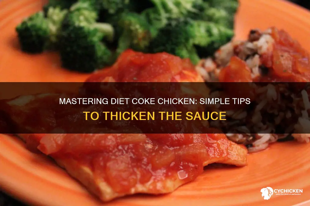 how to thicken up diet coke chicken