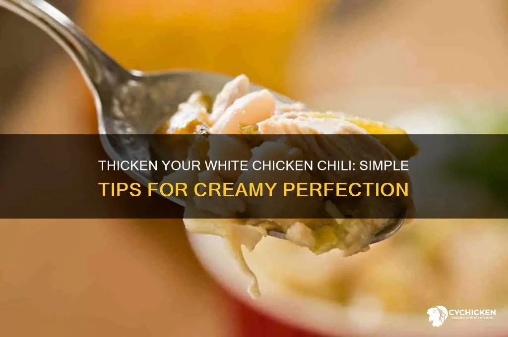 how to thicken up my white chicken chili