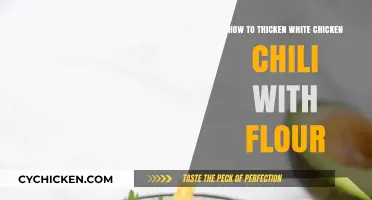 Easy Flour Method to Thicken Creamy White Chicken Chili Perfectly