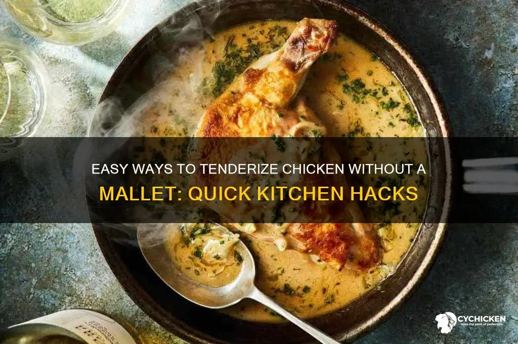 how to thin chicken without a mallet