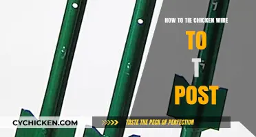 Secure Fencing: Easy Steps to Tie Chicken Wire to T-Posts