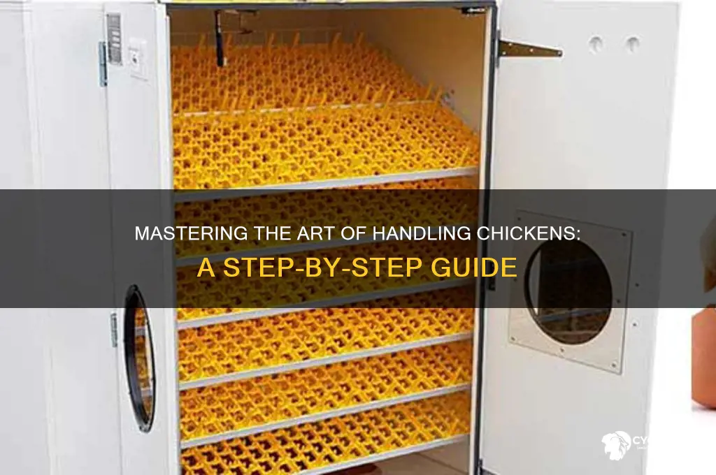 how to train a chicken to be held