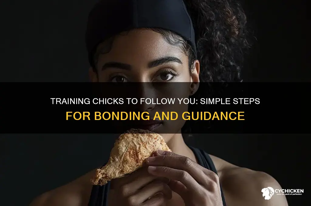 how to train your chicks to follow you