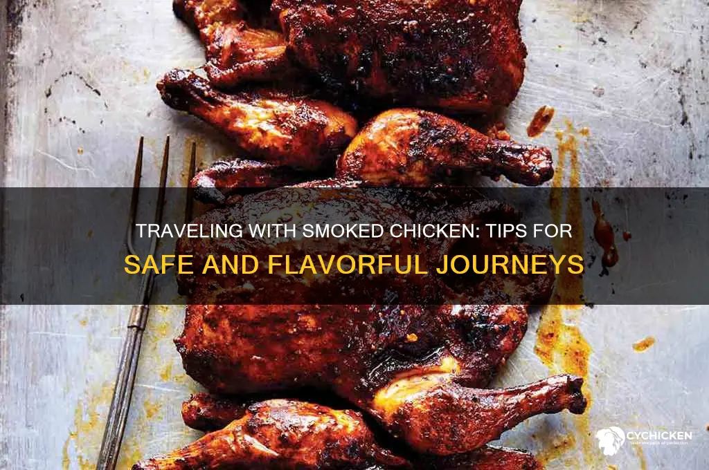 how to travel with a smoked chicken