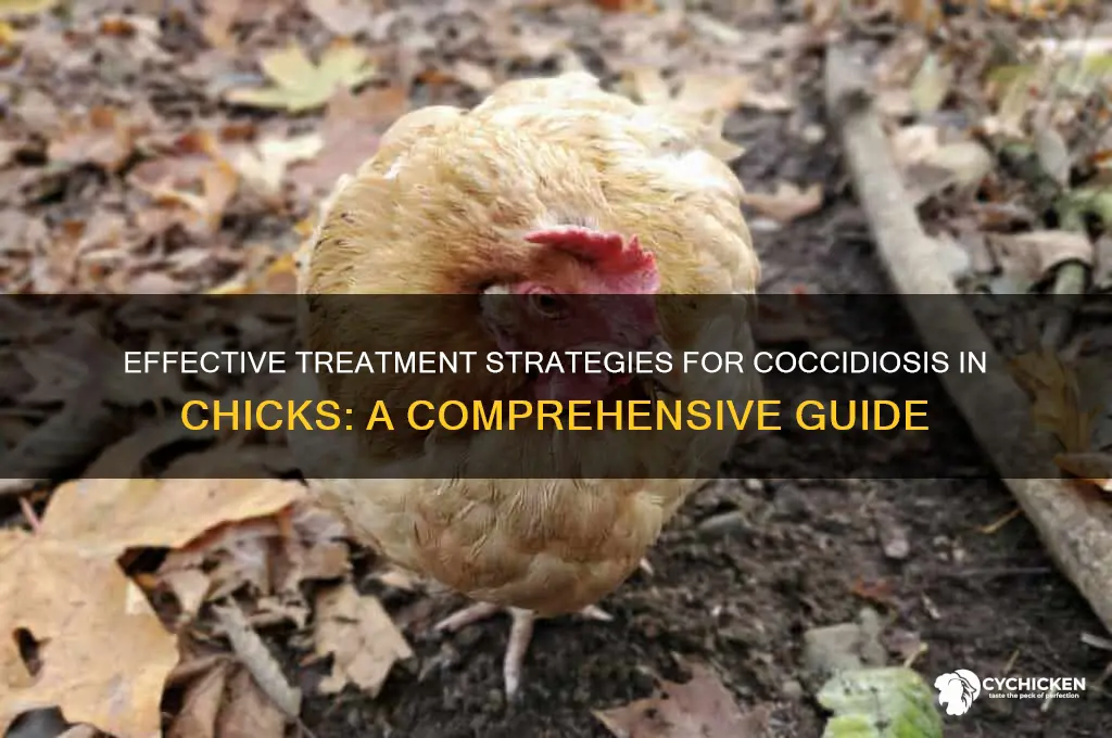 how to treat a chick with coccidiosis