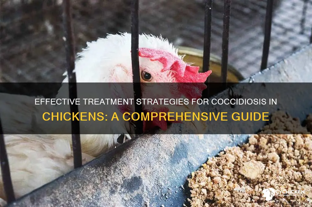how to treat a chicken for cocidiousis