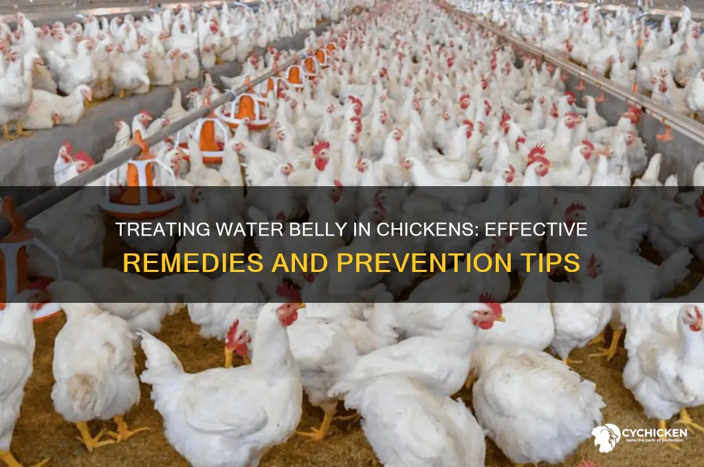 how to treat a chicken with water belly