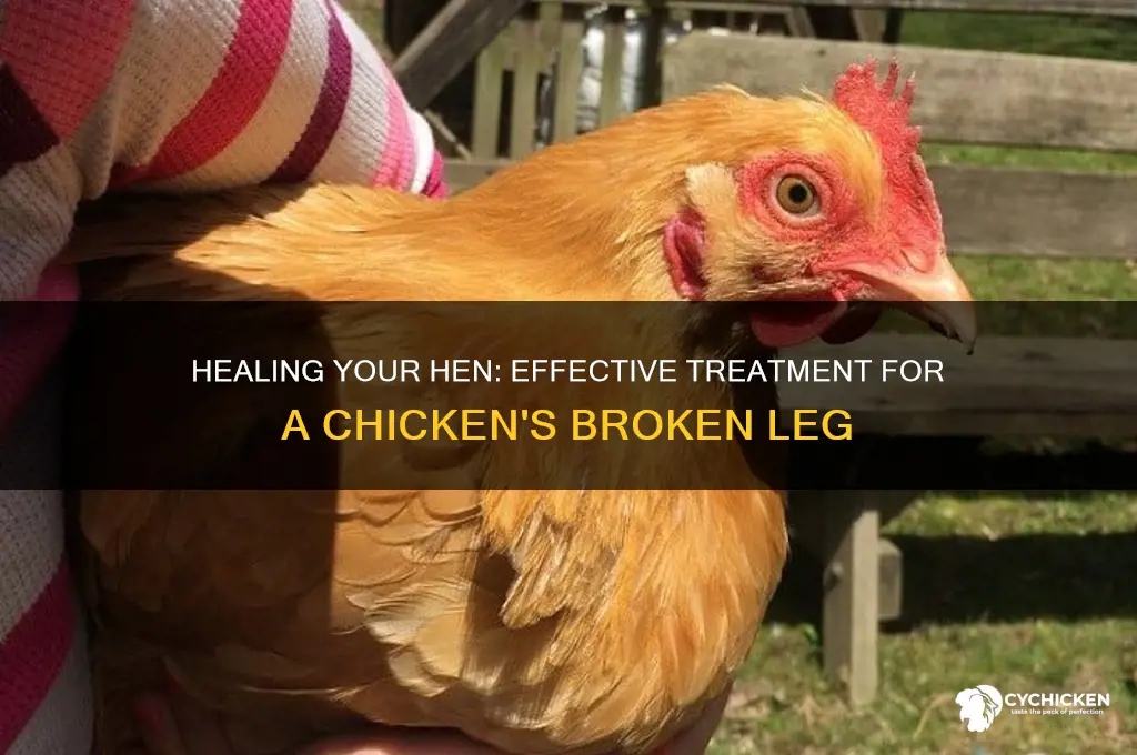 how to treat a chicken