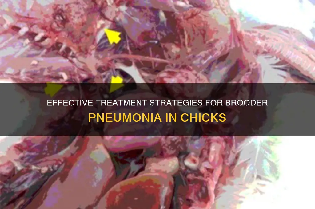how to treat brooder pneumonia in chicks