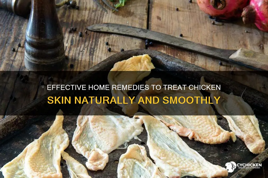 how to treat chicken skin at home