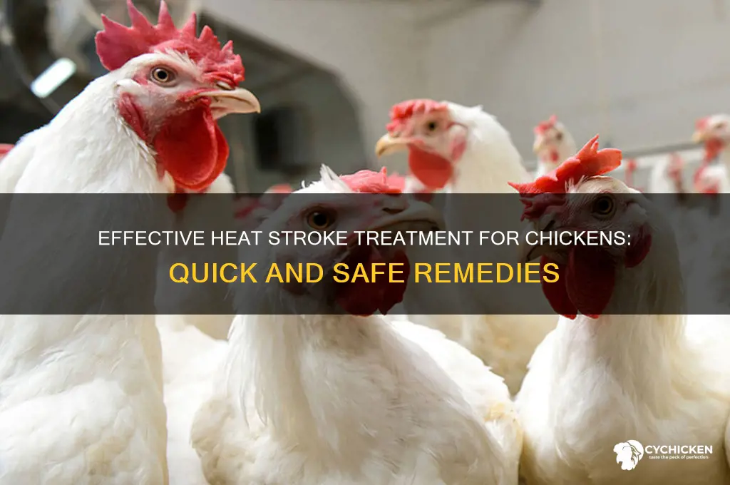 how to treat chicken with heat stroke