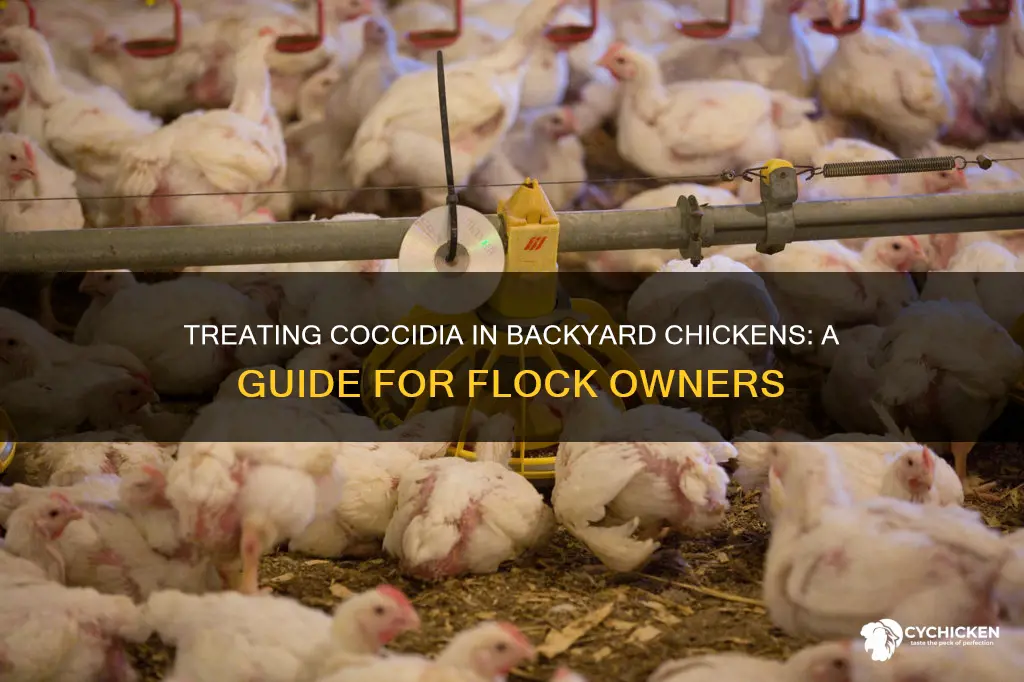 how to treat coccidia in a backyard chicken flock
