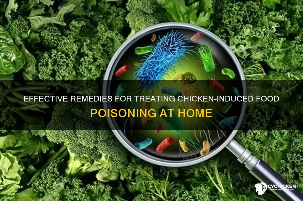 how to treat food poisoning from chicken