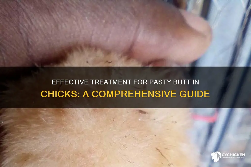how to treat pasty but in chicks