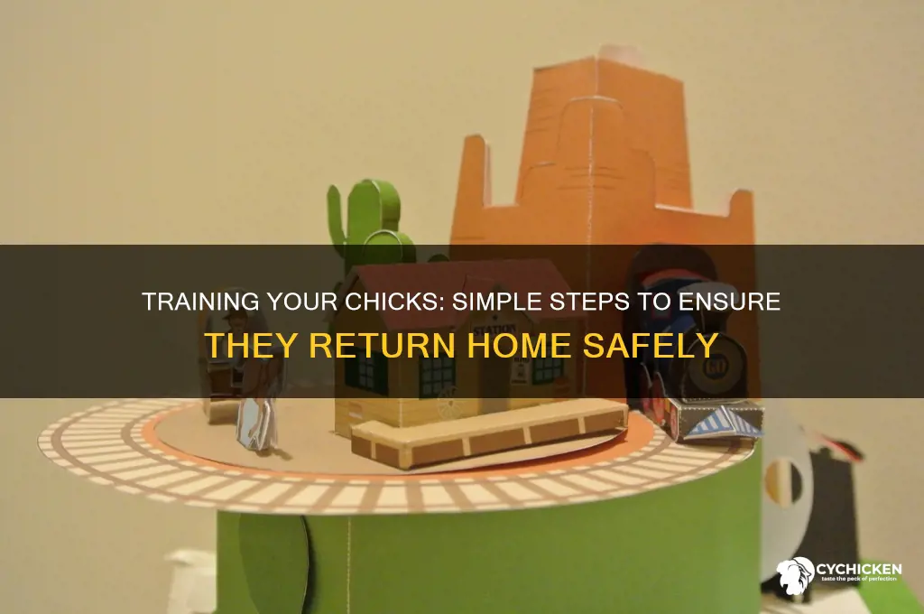 how to trsin your chicks to come home
