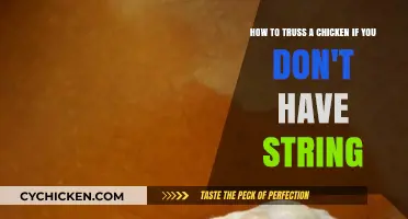 Trussing a Chicken Without String: A Simple Hack