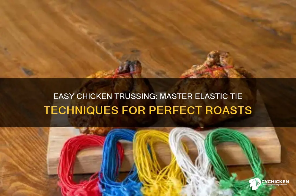 how to truss a chicken with elastic ties