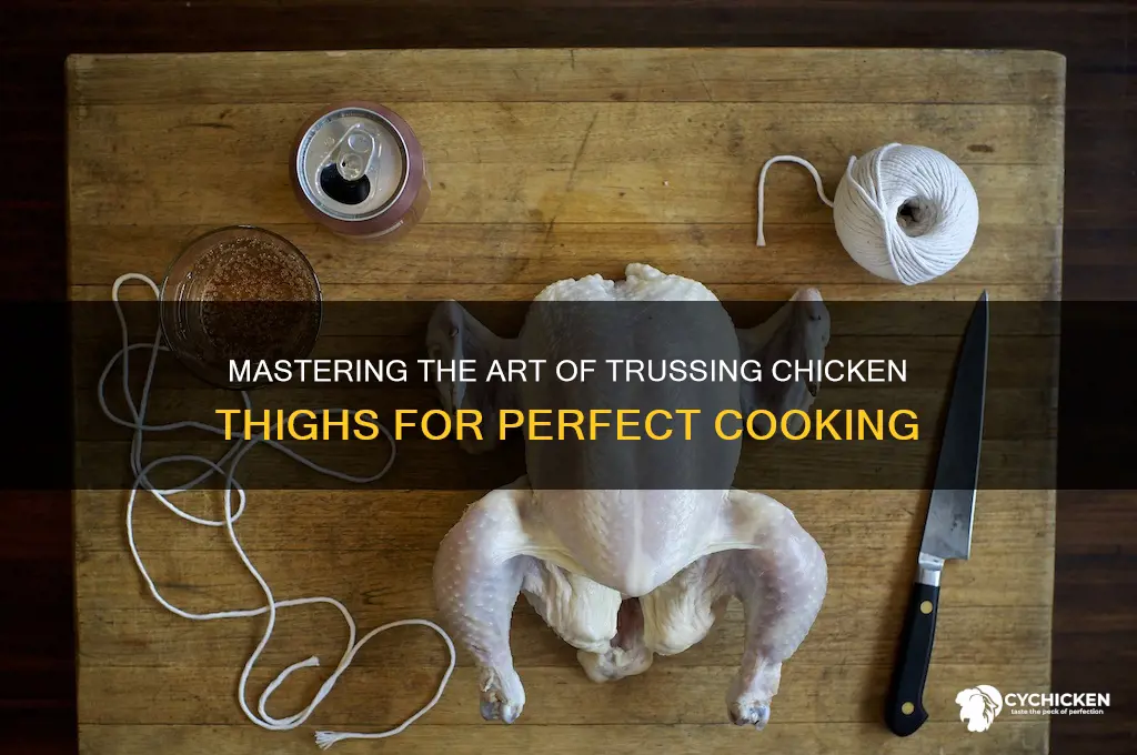 how to truss chicken thighs